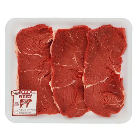 H E B Beef Top Sirloin Steak Center Cut Value Pack Usda Select Shop