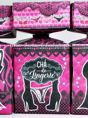 Caixa Meia Bala Cha De Lingerie Lembrancinhas 10 Unid Compre Produtos Personalizados No Elo7