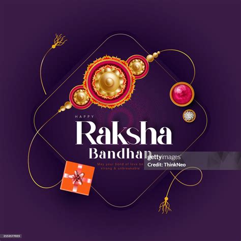 raksha bandhan greeting card template high res vector graphic getty