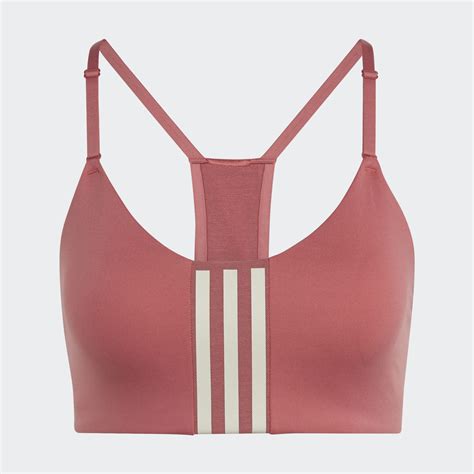 Adidas Adidas Aeroimpact Training Light Support Bra Red Adidas KW