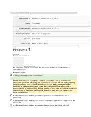 Evaluación final docx Examen Final Comenzado el Estado Finalizado en