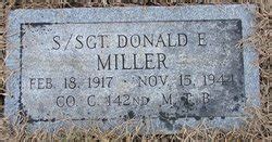 Ssgt Donald Edgar Miller M Morial Find A Grave