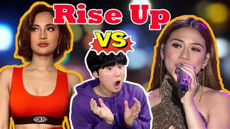 Korean Reaction Julie Anne San Jose Vs Morissette Amon Rise Up