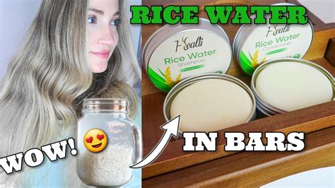 Rice Water Shampoo And Conditioner Bars For Hair Growth And Shine Benefits How To Use Results