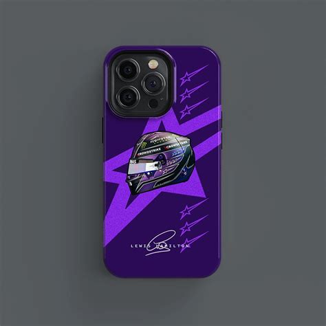 Lewis Hamilton Lh44 2022 Helmet Phone Case Gpbox