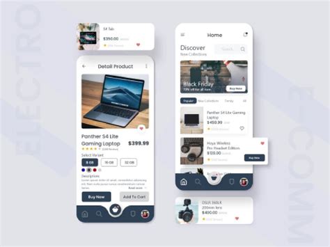 Electronic Ecommerce App Figma