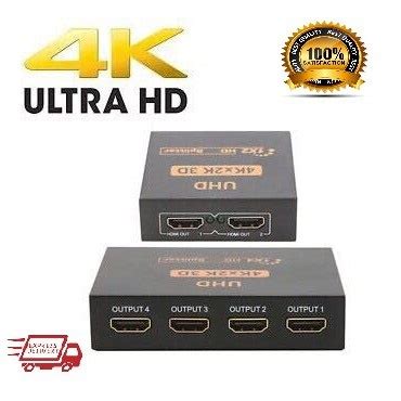 Ultra Hd K Port Port Hdtv Splitter X X Repeater Amplifier