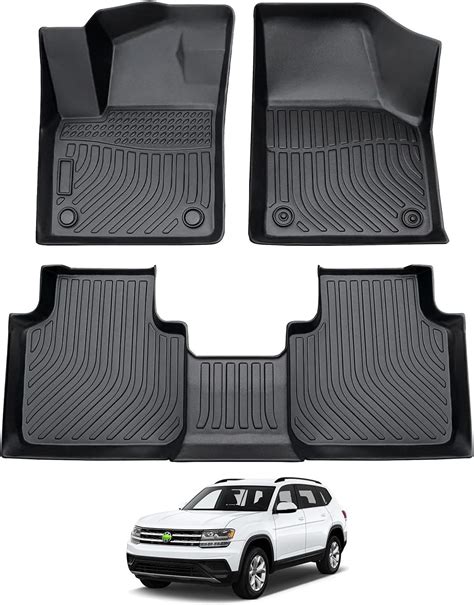 Cartist Custom Fit For Floor Mats 2018 2023 2024 Volkswagen Vw Atlas 7 Seater With