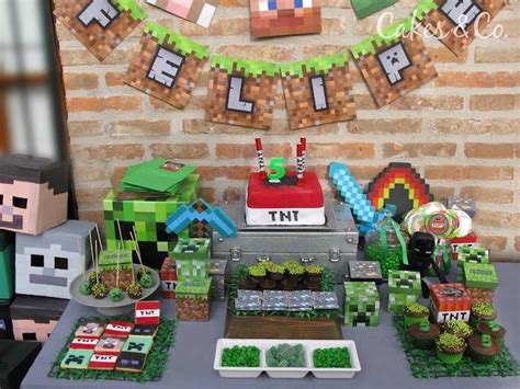 Kara's Party Ideas TNT Minecraft Birthday Party | Kara's Party Ideas