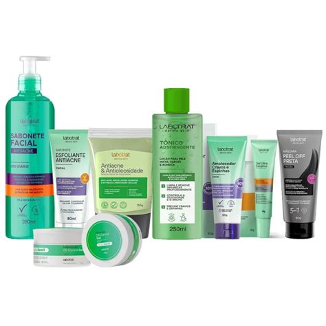 MEGA KIT ANTIACNE TRATAMENTO PARA PELES OLEOSAS LABOTRAT