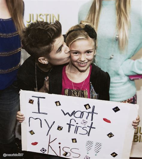 Justin Meet Greet I Want My First Kiss Justin Bieber Photo