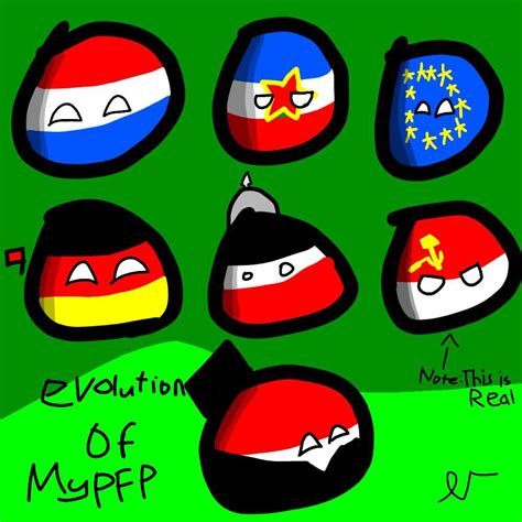 Evolution Of My Pfp Polandball Amino