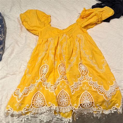 Yellow sun dress with lace | Mini sundress, Sundress, Lace dress