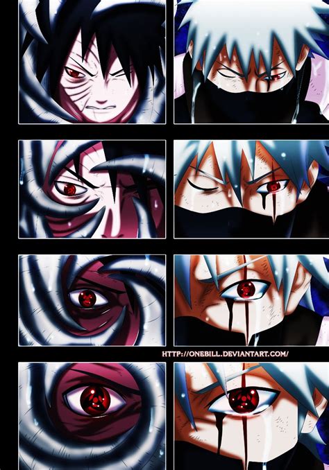 Kakashi And Obito Mangekyou Sharingan