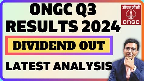 Ongc Dividend Out Ongc Q Results Ongc Latest News Youtube