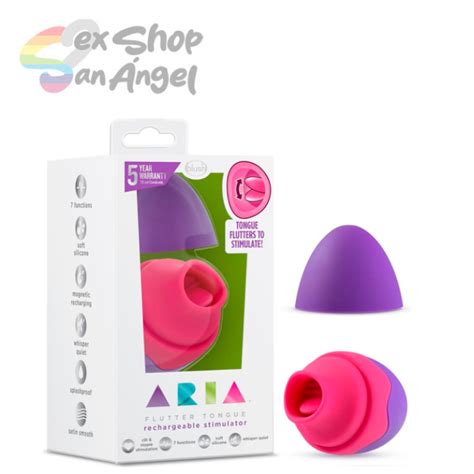 Estimulador De Clitoris Aria Mini Lengua Sex Shop San Ngel