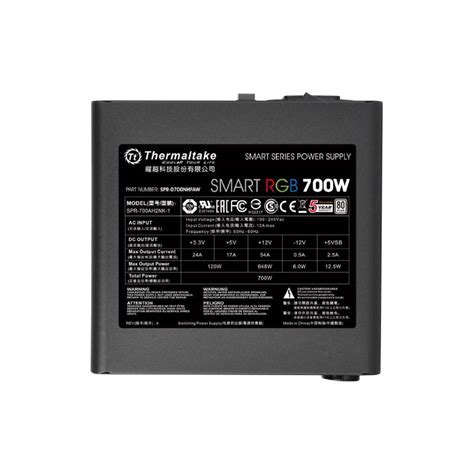 Power Supply Thermaltake 700W Smart RGB PS-SPR-0700NHSAWE-1