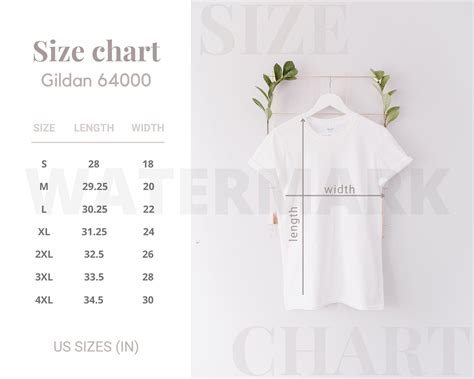 Shirt Mockup Metric Resell Big Size Deli Watermark Gildan