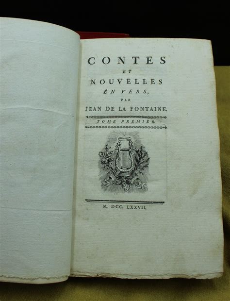 Proantic: Jean De La Fontaine, Contes et Nouvelles en vers