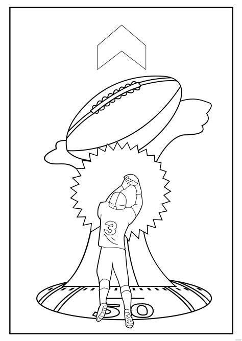 2023 Super Bowl LVII Coloring Pages - Coloring Nation