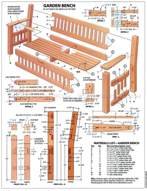 Garden Bench DIY • WoodArchivist