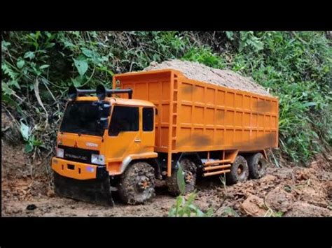 Rc Truk Hino Rc Truk Fuso Trinton Semitrailer Truck Dump Truck Huina