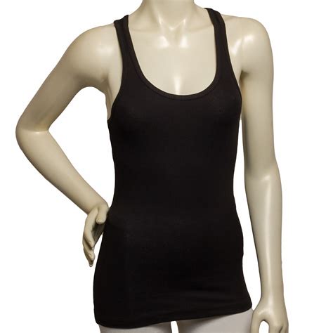 Zenana Womens Cotton Blend Racerback Ribbed Camisole Tank Top New Ebay