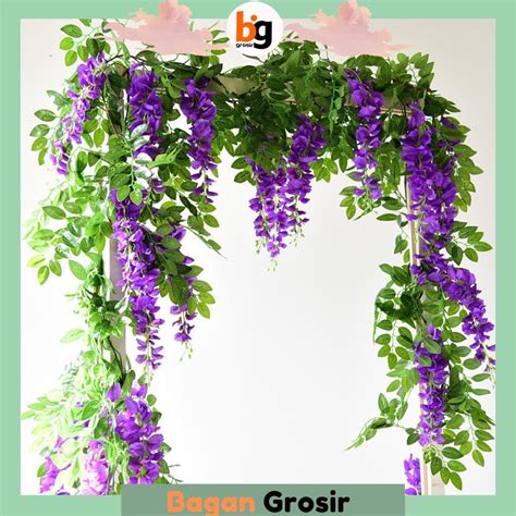 Jual Bg Cod Bunga Wisteria Bunga Bunga Hias Bunga Plastik