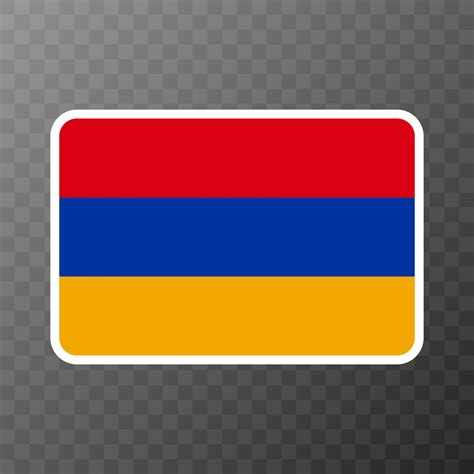 Armenia flag, official colors and proportion. Vector illustration ...