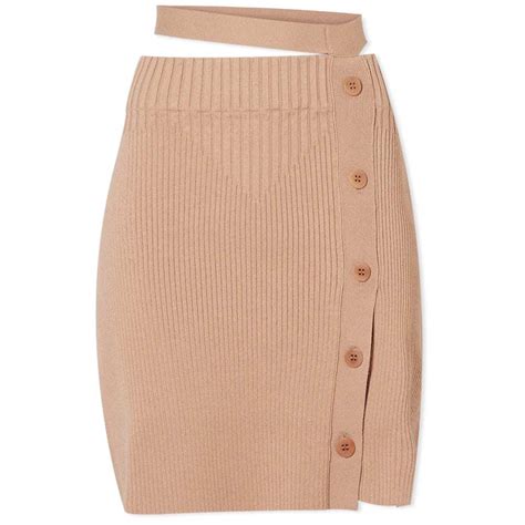 AndreĀdamo Ribbed Knit Mini Skirt Andreadamo