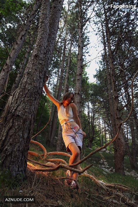 Milena Angel Nude Wild Woods Photoshoot Aznude