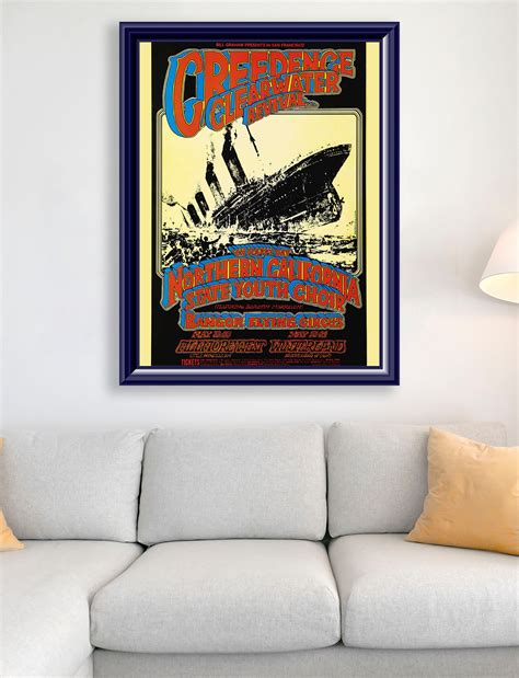 Creedence Clearwater Revival Concert Poster Sold By Ben Wheeler Sku