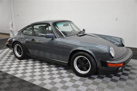 1987 PORSCHE 911 COUPE VENETIAN BLUE METALLIC SPECIAL ORDER LEATHER