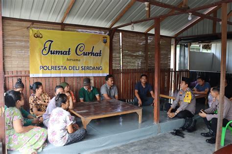 Polresta Deliserdang Tampung Keluhan Dan Masukan Masyarakat Di Jumat