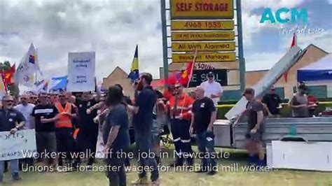 Infrabuild Workers Walk Off Job Over Wages Newcastle Herald 2 11 23