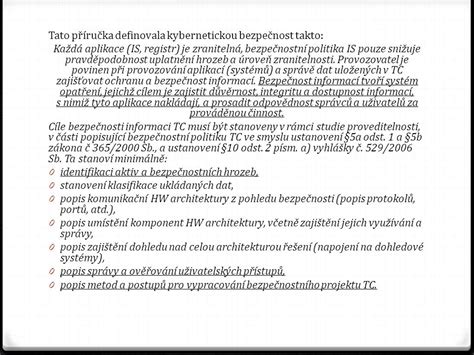 Kybernetick Bezpe Nost Ve Ve Ejn Zpr V Bohdan Laj Uk Chomutov Ppt