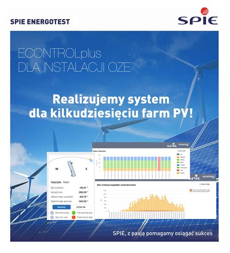 System Sterowania I Nadzoru Dla OZE SPIE ENERGOTEST Sp Z O O