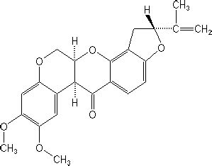 Rotenone 鱼藤酮 2R 6aS 12aS 1 2 12 12a tetrahydro 8 9 dimethoxy 2 1