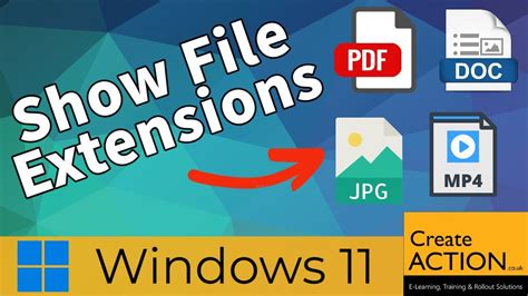 How To See File Extensions In Windows Youtube