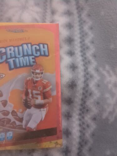 Panini Donruss Crunch Time Cubic Ct Patrick Mahomes Ii Ebay