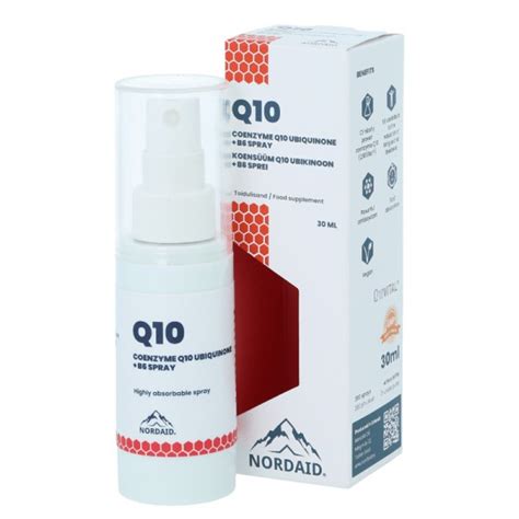 Nordaid CoQ10 Ubiquinone B6 Spray 30 ml Цена