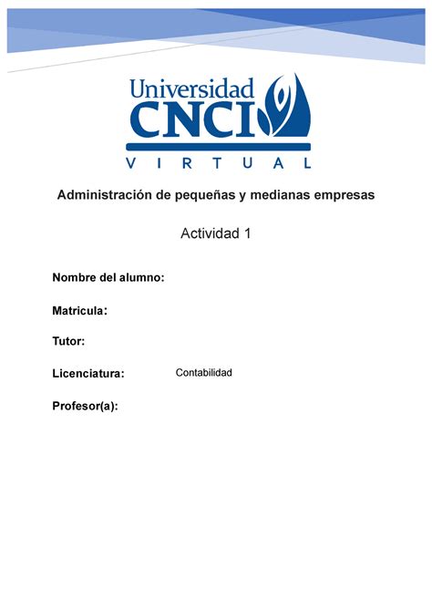 Actividad 1 J administración de pequeñas y medianas empresas