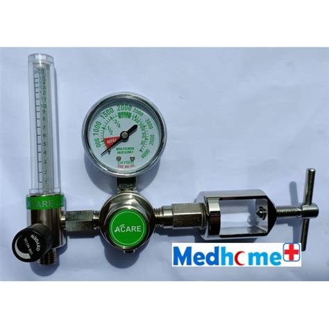 Pin Index Medical Oxygen Regulator With Flowmeter Cga 870 Pin Index