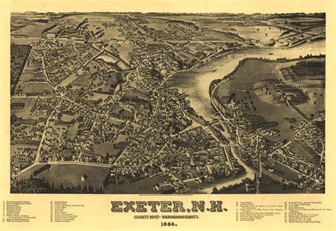 Historic Map - Rochester, NH - 1884 | World Maps Online