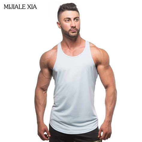 Brand Singlets Mens Tank Tops Bodybuilding Equipment Fitness Stringer