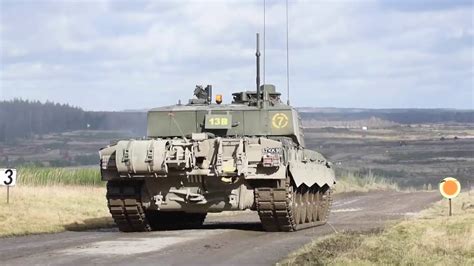 British Army Challenger 2 Tanks During Live Fire Youtube