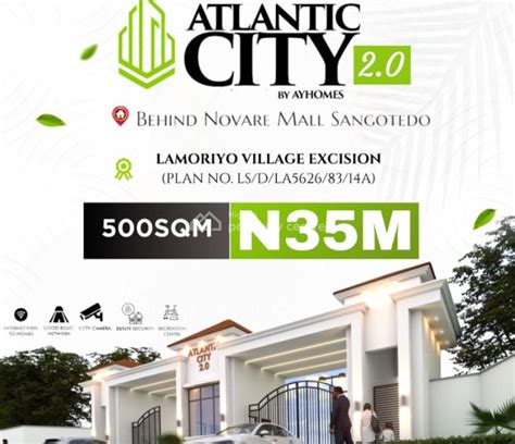 For Sale Residential Plot Of Land Atlantic City Sangotedo Ajah