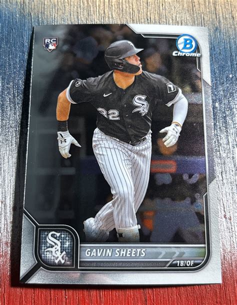 2022 Bowman Chrome GAVIN SHEETS Rookie Card RC 50 Chicago White Sox