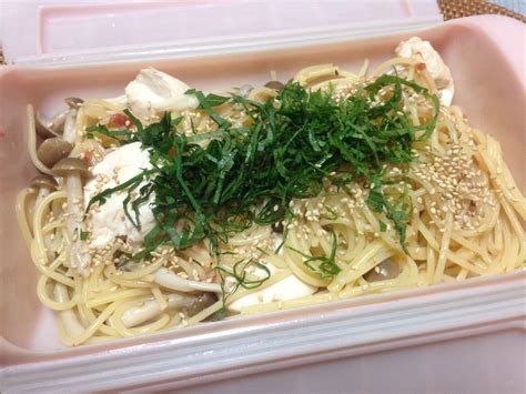 【マ・マー 早ゆでパスタレシピコンテスト】ルクエで鶏ささみとしめじの梅しそパスタ×日本の甲州 料理×ワイン にらやマリアージュ研究室