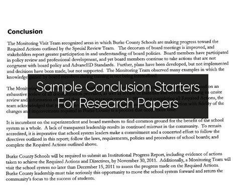 Conclusion Starters - Definition and Characteristics and Examples